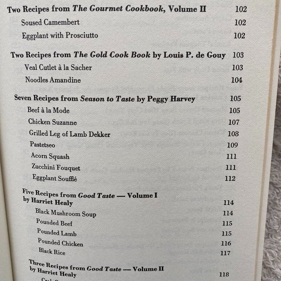 GREAT RECIPES -WORLD'S GREAT COOKS inc-Julia Child -James Beard -Craig Claiborne - Picture 11 of 14